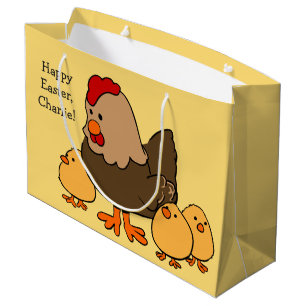 Bolsa De Regalo Grande Bolso de encargo del regalo del texto del
