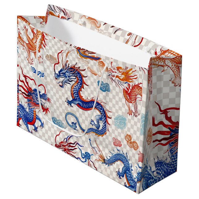 Bolsa De Regalo Grande bolso de regalo del dragón volante (Angulo Anverso)