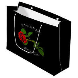 Bolsa De Regalo Grande Bolso del regalo, colección del rosa rojo,