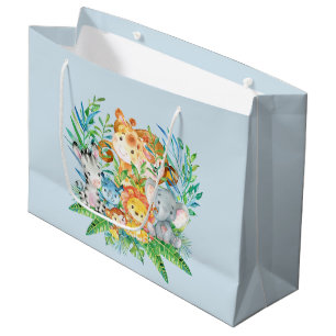 Bolsa De Regalo Grande bolso del regalo de Baby Shower de los muchachos