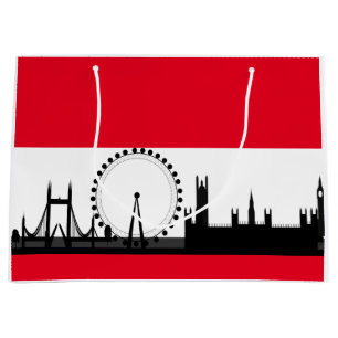 Bolsa De Regalo Grande Bolso del regalo de Inglaterra de la noria de la