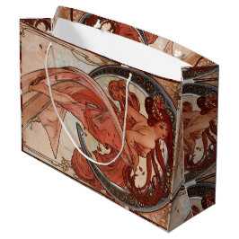 Bolsa De Regalo Grande Bolso del regalo de la danza de Alfonso Mucha