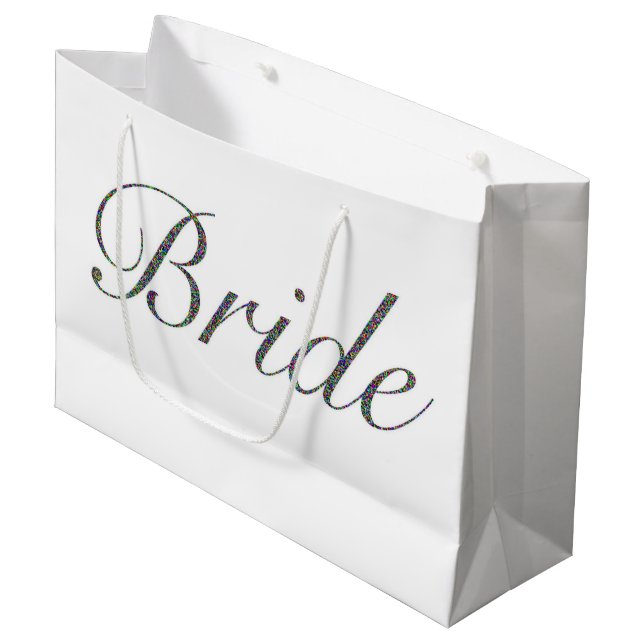 Bolsa De Regalo Grande Bolso del regalo de la novia (Angulo Anverso)