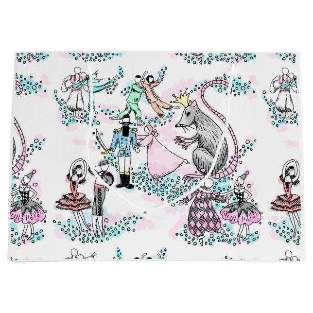 Bolsa De Regalo Grande bolso del regalo del ballet del cascanueces (Anverso)