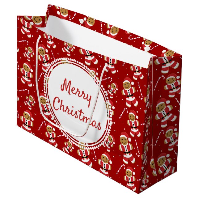 Bolsa De Regalo Grande Bolso del regalo del modelo el | del bastón de (Angulo Anverso)