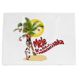 Bolsa De Regalo Grande Bolso del regalo del navidad de Hula Mele