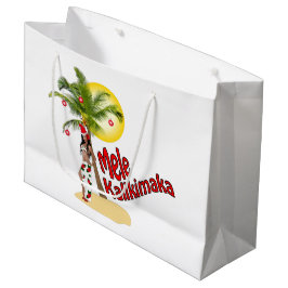 Bolsa De Regalo Grande Bolso del regalo del navidad de Hula Mele