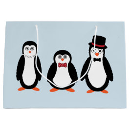 Bolsa De Regalo Grande Bolso del regalo del pingüino