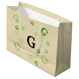 Bolsa De Regalo Grande Bolso del regalo (Lrg) - letras embarulladas en