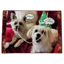 Bolso divertido del regalo del navidad del día de