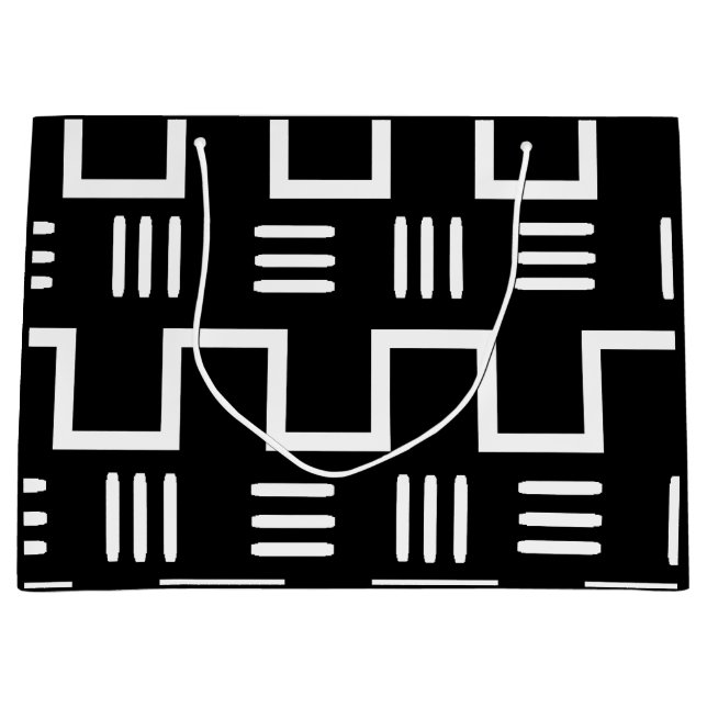 Bolsa De Regalo Grande Bolso étnico del regalo del paño del fango (Anverso)