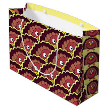 Bolso Grande de Regalo de Pavo de Acción de Gracia