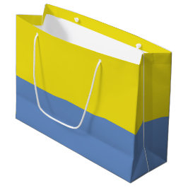 Bolsa De Regalo Grande Bolso grande del regalo del amarillo y del azul de