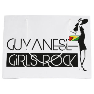 Bolsa De Regalo Grande Bolso guyanés del regalo del chica