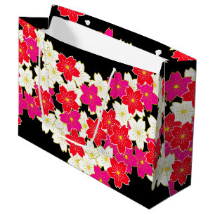 Bolsa De Regalo Grande Bolso japonés SAKURA del regalo del modelo del