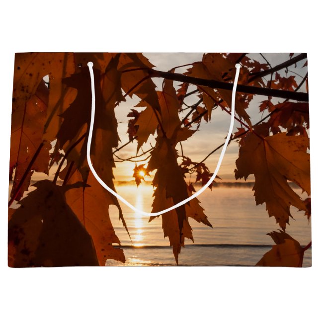 Bolsa De Regalo Grande bolso regalo hojas de arce (Anverso)