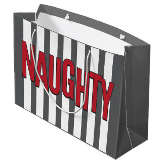 Bolsa De Regalo Grande Bolso travieso o Niza del regalo del navidad
