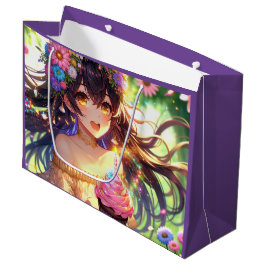 Bolsa De Regalo Grande Bonito Anime Chica Cumpleaños