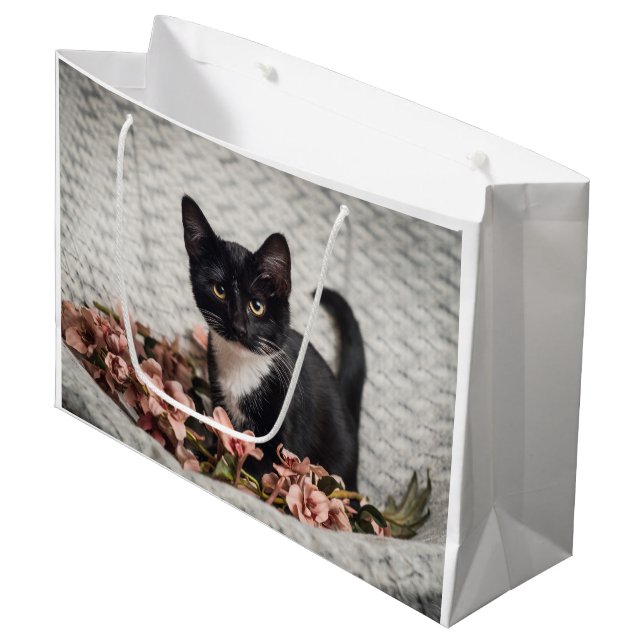 Bolsa De Regalo Grande Bonito Bella Rosa (Angulo Anverso)