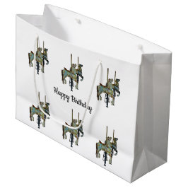 Bolsa De Regalo Grande Bonito Merry Go Round Carousse