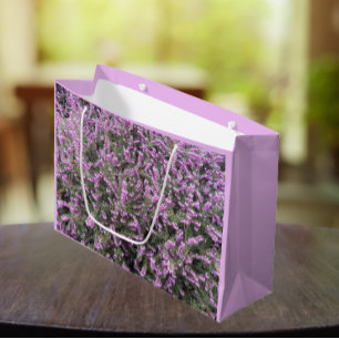 Bolsa De Regalo Grande Bonito Morple Heather Floral