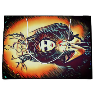 Bolsa De Regalo Grande Bonito Selva gótica personalizable