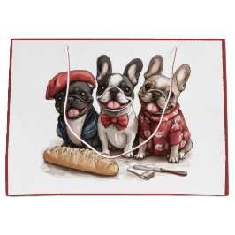Bolsa De Regalo Grande Bonjour Bulldogs Franceses