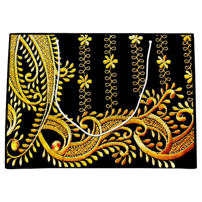 Bolsa De Regalo Grande Bordados árabes (Anverso)