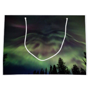 Bolsa De Regalo Grande Borealis de la aurora en Laponia finlandesa