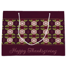 Borgoña con patrón floral