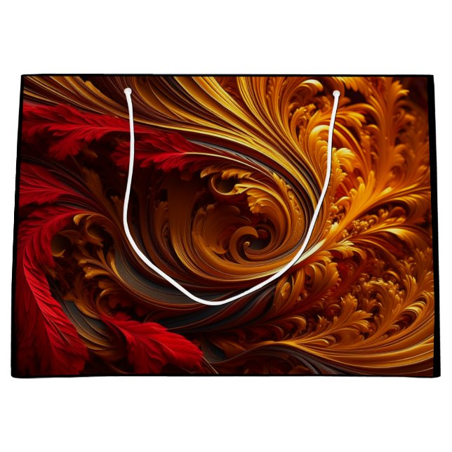 Bolsa De Regalo Grande Borgoña es un ajuste (Anverso)