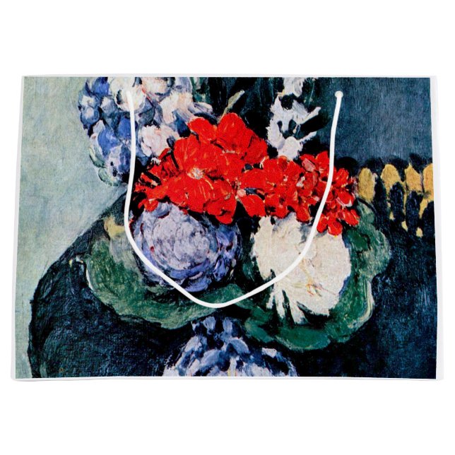 Bolsa De Regalo Grande Bouquet con Pequeño Delft, Paul Cezanne (Anverso)