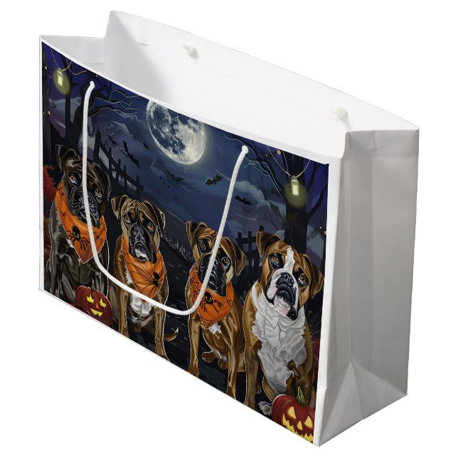 Bolsa De Regalo Grande Boxer Halloween Spooky (Angulo Anverso)