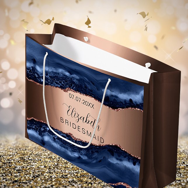 Bolsa De Regalo Grande Brata de cobre de agate azul (Subido por el creador)