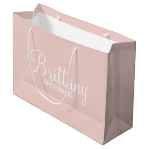 Bolsa De Regalo Grande Bridesmaids personalizadas y modernas