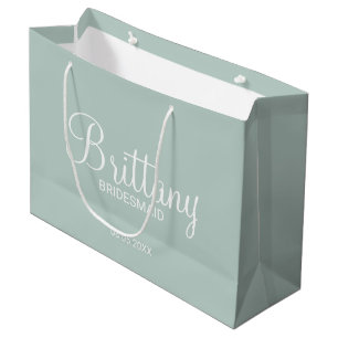 Bolsa De Regalo Grande Bridesmaids personalizadas y modernas