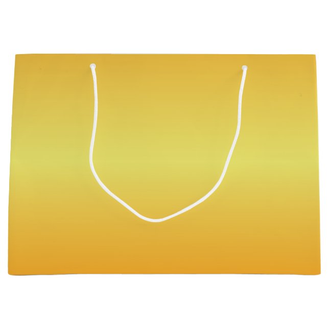 Bolsa De Regalo Grande Bright Metallic Gold Bells (Anverso)