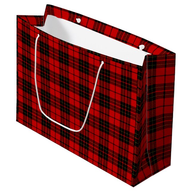 Bolsa De Regalo Grande Brodie tartan (Angulo Anverso)