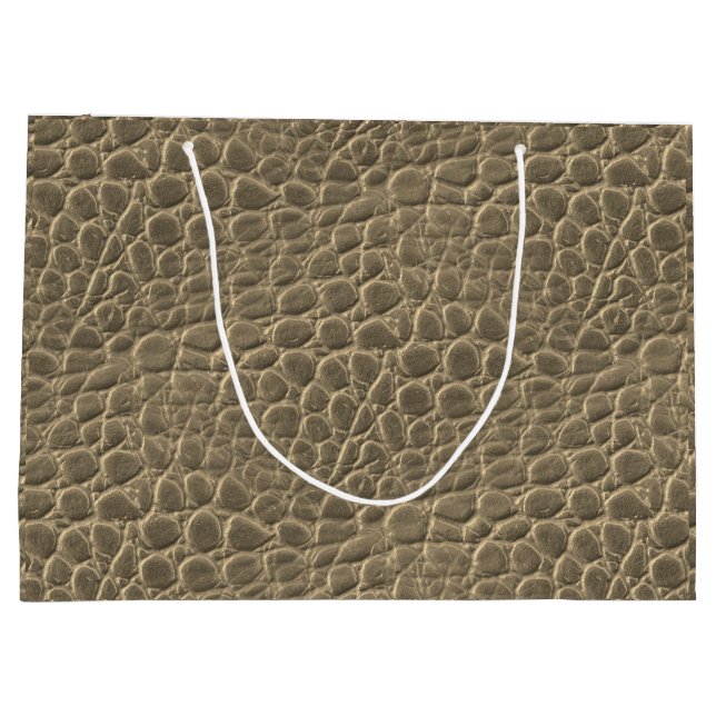 Bolsa De Regalo Grande Broncee el dragón de la piel de serpiente de (Reverso)