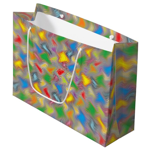Bolsa De Regalo Grande Brotes de pincel (Angulo Anverso)