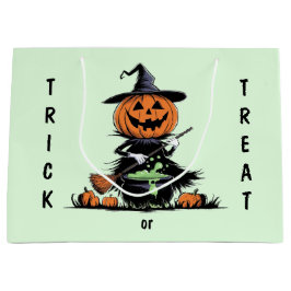 Bolsa De Regalo Grande Bruja de calabaza