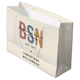 Bolsa De Regalo Grande BSN, personalizado, Licenciatura en Ciencia en Enf