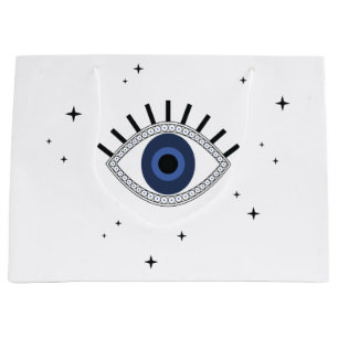 Bolsa De Regalo Grande Buena suerte Ojo azul talisman ojo malo griego