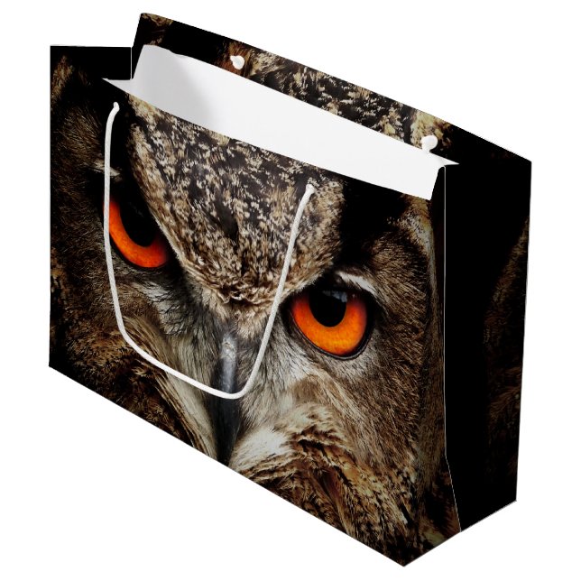 Bolsa De Regalo Grande Búho de Eagle (Angulo Anverso)