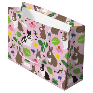 Bolsa De Regalo Grande Bunnies Y Sus Tratamientos