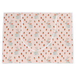 Bolsa De Regalo Grande Bunny and Strawberry Birthday Party