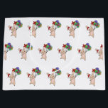 Bolsa De Regalo Grande Bunny Merry Christmas Winter Animals Rabbit<br><div class="desc">El conejo para Navidades con globos de Navidad. Animales divertidos con regalos y nieve para las vacaciones. También es gracioso para los Navidades en julio. Hasen son animales dulces y perfectos para los Navidades.</div>