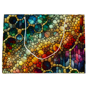 Bolsa De Regalo Grande Burbujas del arco iris