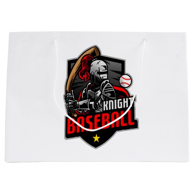 Bolsa De Regalo Grande caballero del béisbol (Anverso)