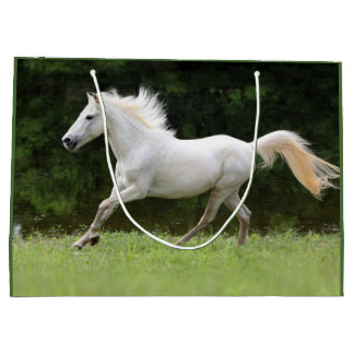 Bolsa De Regalo Grande Caballo blanco galopante